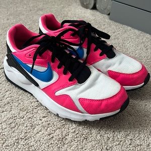 Size 7Y Pink and Blue Nikes